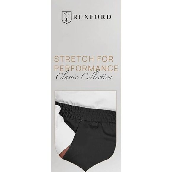 The Ruxford‎ Classic Collection Mens Black Elastic Waist Trousers Size XL senior - Picture 10 of 11